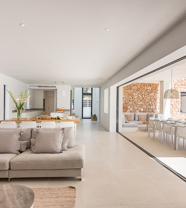 Resa estate modern villa for sale ibiza first line north living room terrace.jpg